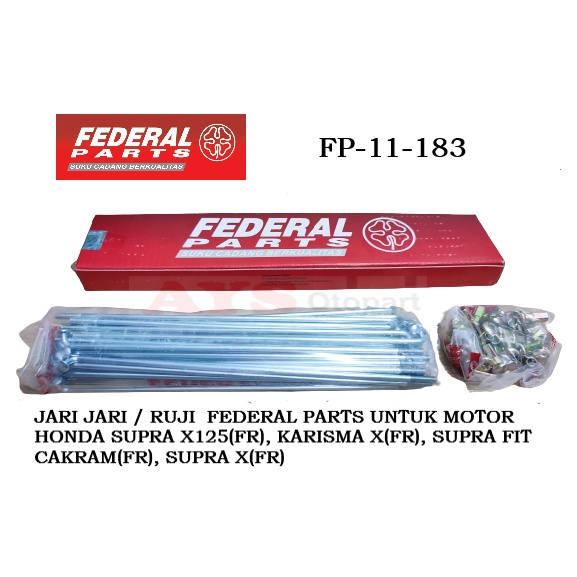 JARI JARI RUJI FP-11-183 FEDERAL PARTS MOTOR HONDA SUPRA X125(FR), KARISMA X(FR), SUPRA FIT CAKRAM(F