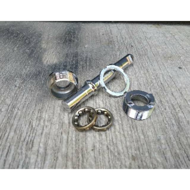 AS BOTTOM BRACKET JENGKI ONTEL - AS TENGAH SEPEDA ONTHEL - AS TENGAH GIR SEPEDA - AS TENGAH ONTHEL