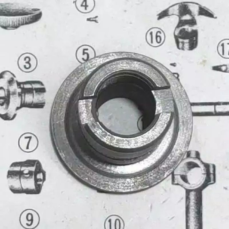 P/N 3 Bushing Poly Mesin Jahit Butterfly