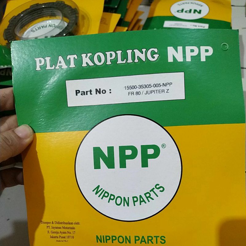 plat kampas kopling FR 80 FR80 RUBAHAN UNTUK jupiter z, vega, force 1, f1zr (5 lembar) NPP