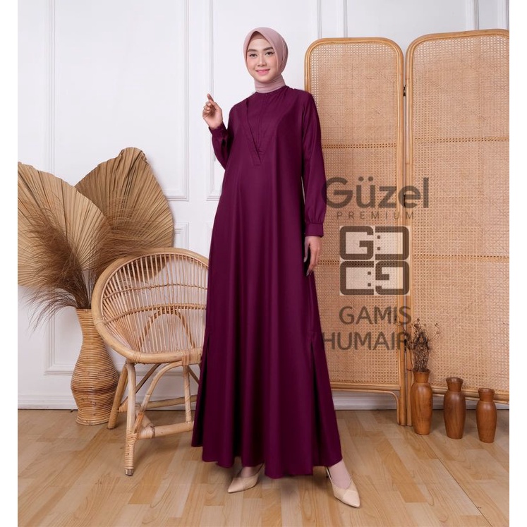 WILI MUSLIM / GAMIS HUMAIRA POLOS PREMIUM TERBARU 2022 / BAHAN KATUN MADINA TOYOBO / FASHION MUSLIM 