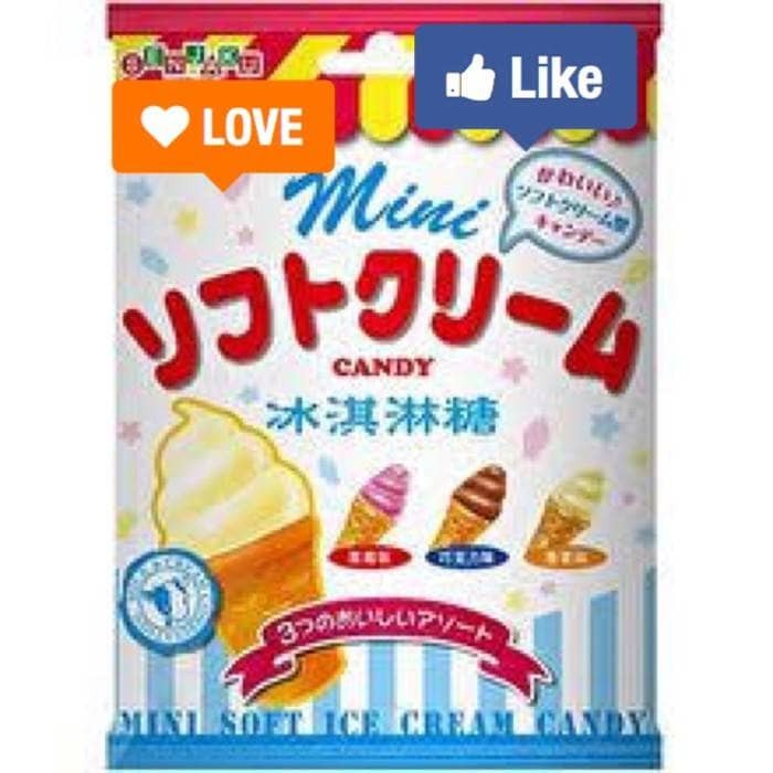 

Senjaku Japan Mini Soft Ice Cream Candy Permen Jepang Bentuk Es Krim hg~3947