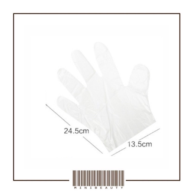 sarung tangan plastik isi 2 Pcs disposable gloves sarung tangan sekali pakai