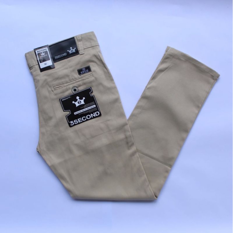 Celana Chino 3SECOND Cream