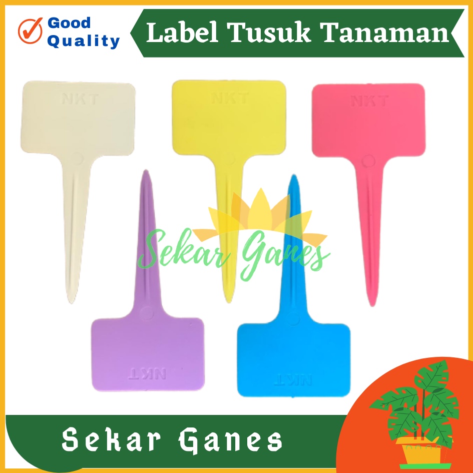 Label Tanaman Tusuk Tancap ISI 50PCS NKT Name Tag Label Tanaman Waterproof Anti Air Tancap Gantung Besar Anggrek Toga Obat 100pcs Tanaman Nkt Warna Warni Tebal Penanda Label - PENANDA LABEL NAME TAG TANAMAN HIAS PLANT LABEL TERMURAH BAHAN BAGUS