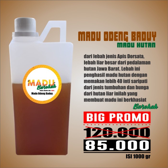 

madu odeng baduy asli 1 kg