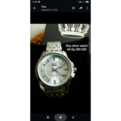elsa silver watch jam sophie martin jam sophie paris jam promo jam import jam diskon jam silver jam 