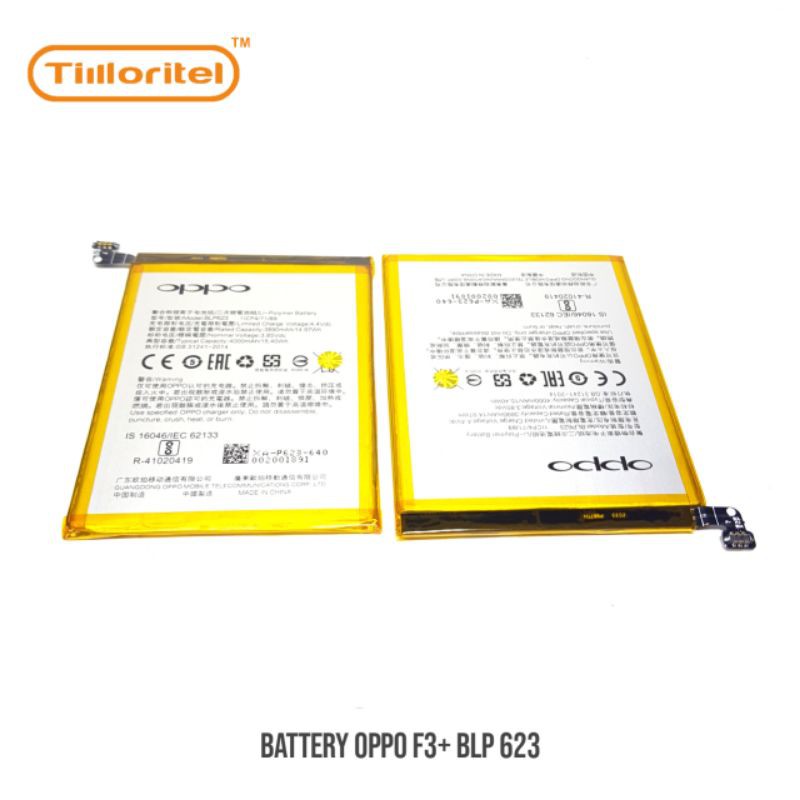 BATTERY OPPO F3+ BLP 623