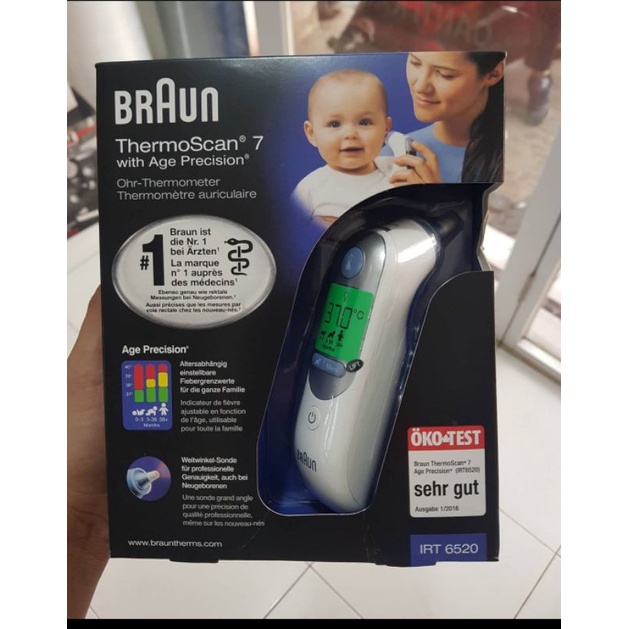 termometer braun ear IRT6520 termoscan 7