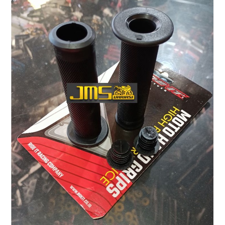 handgrip ride it full hitam all motor nmax aerox pcx mio beat scoopy vario125/150/160 genio fu mx vega vixion cbr r25 r15 ninja