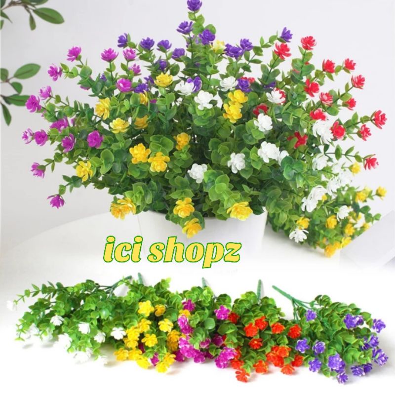 Bunga Eucalyptus Bunga Dolar Bunga Artificial-1