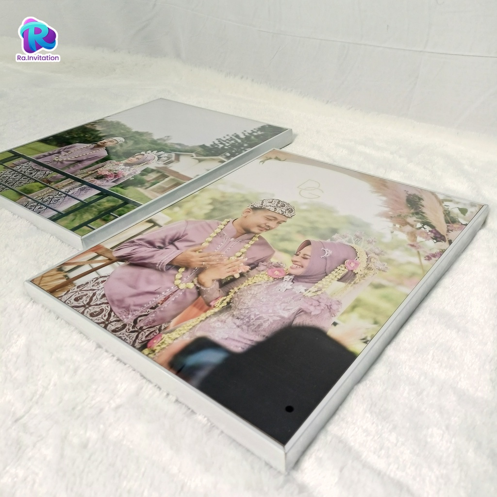 RB CETAK FOTO BINGKAI 12R 30X45 CM (LEBIH BESAR) LAMINASI FRAME FOTO BLOCK - FOTO BLOCK