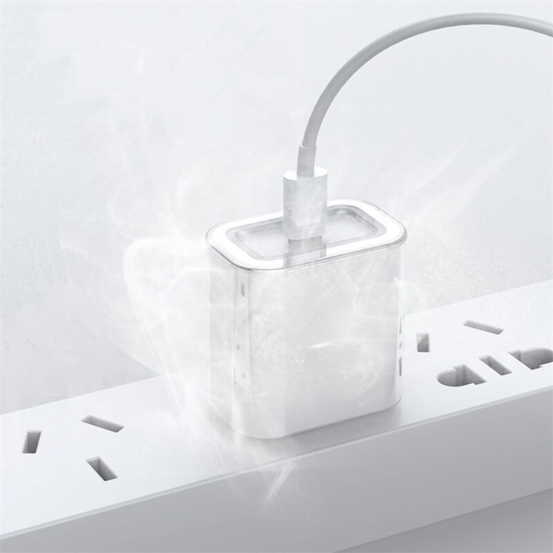 Cover Pelindung Kepala Kabel Data Charger 18W 20W Bahan Silikon Transparan Anti Jatuh 18W / 20W