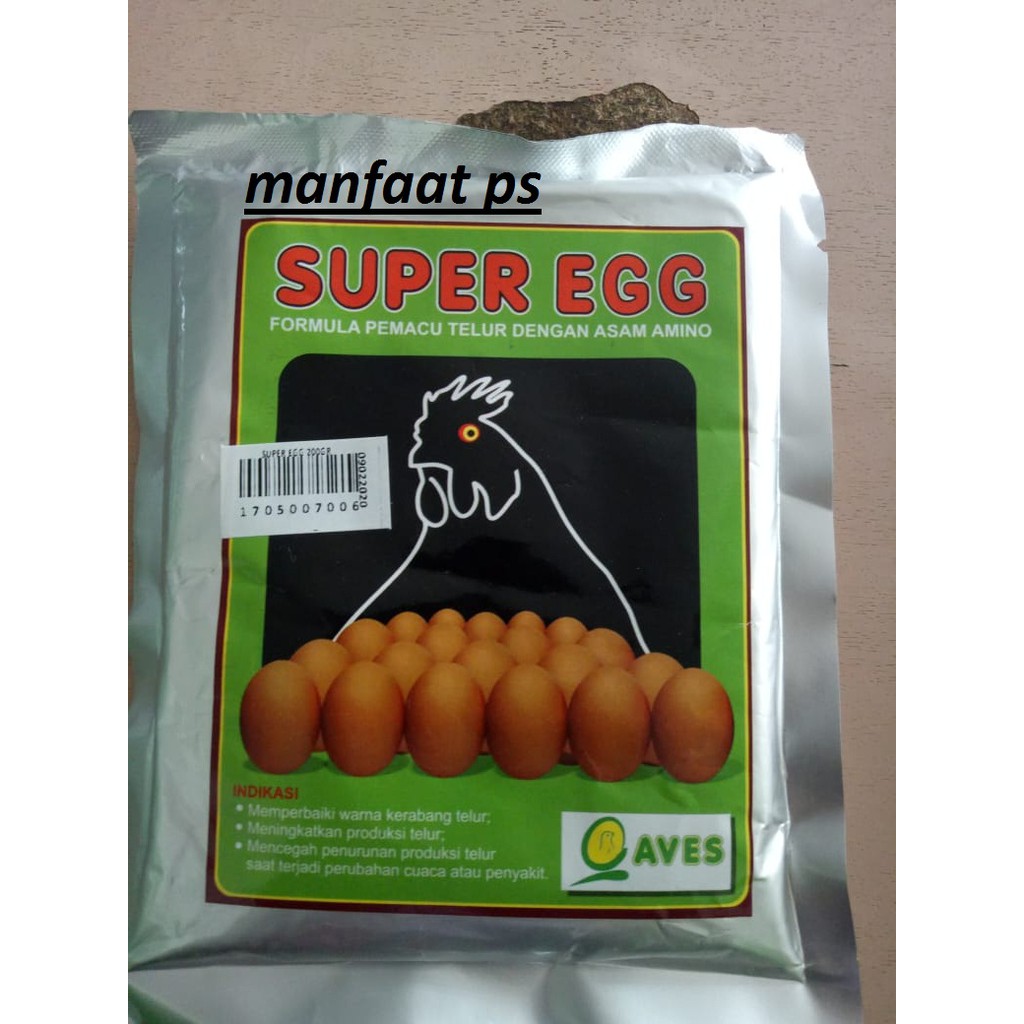 vitamin ayam petelur pemacu peningkatan produksi telur ayam SUPER EGG 200 gram