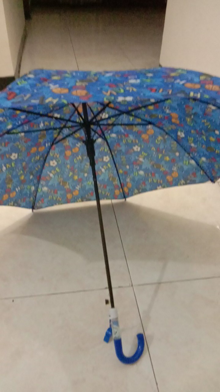 Payung Lipat 3 Silver Polos Promosi Warna Warni -l3018d