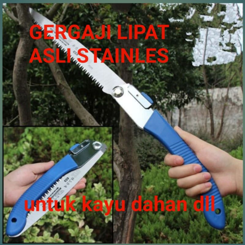 gergaji Graji portable stainlees graji kayu graji lipat tajam dan praktis