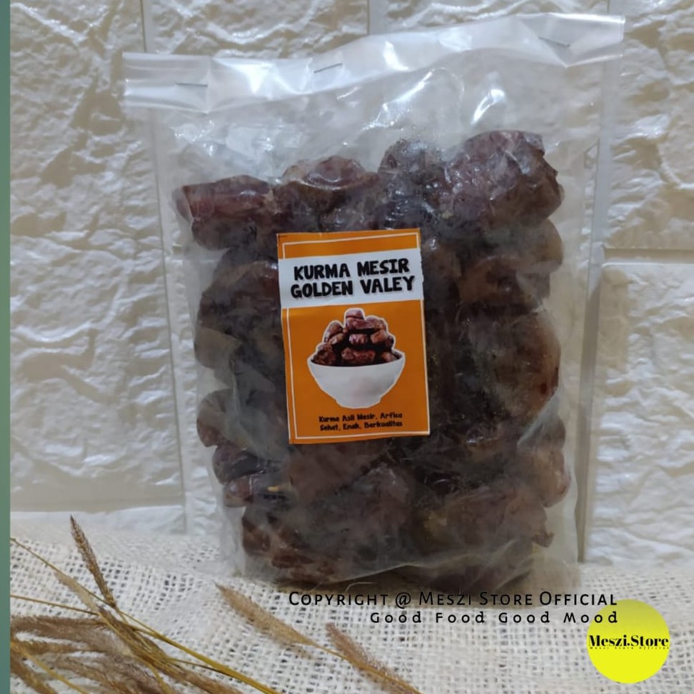 

Kurma Basah Mesir Madu 500gr Golden Valley Gizza Untuk Puasa & Nabeez Kemasan Plastik Enak Premium