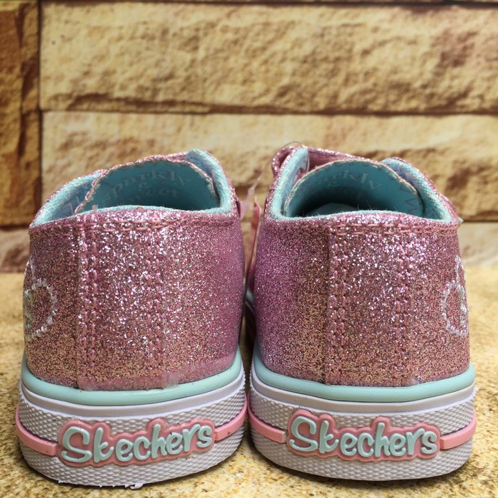 Berkualitas Sepatu Anak   Skechers Twinkle Toes Glitzy Games  Original  Promo