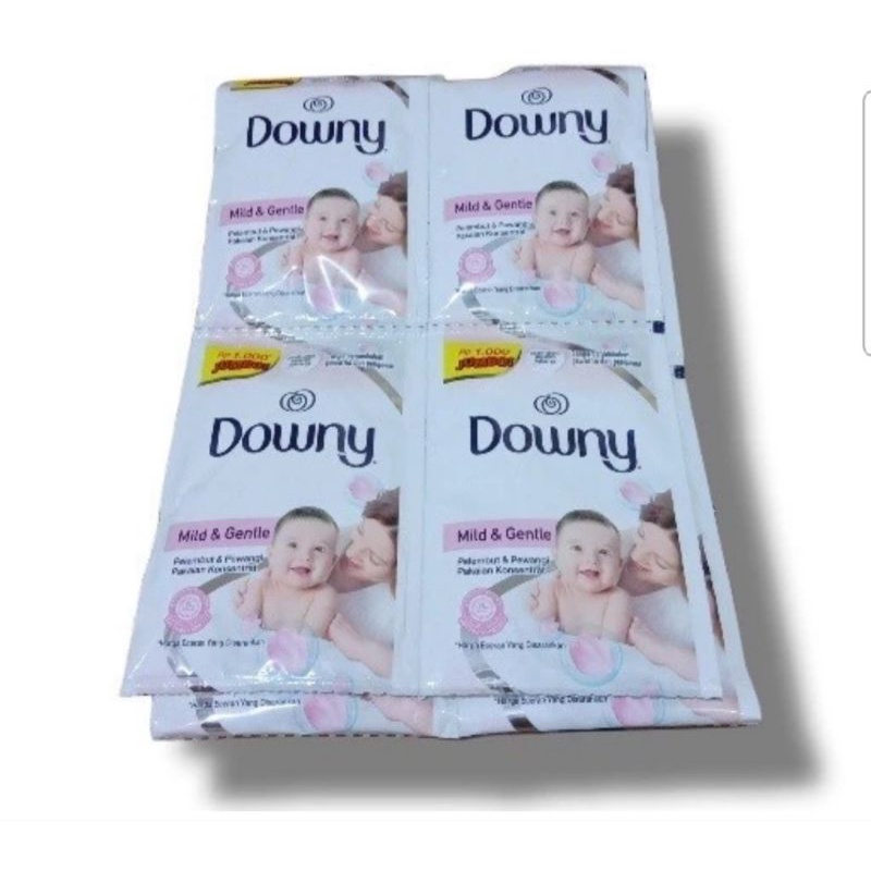 Downy sachet Pewangi Pakaian 1 renteng 20ml isi 6 dan 1 sachet 10ml isi 12(Allure kosonggg)