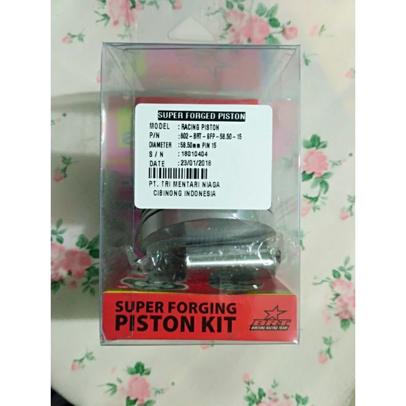 BRT PISTON SEHER FORGED FORGING 58,50MM  PIN13MM