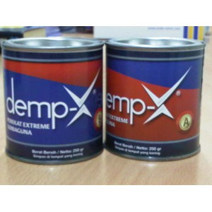

Lem Epoxy Demp-X, lem 2 komponen. 0.5kg set