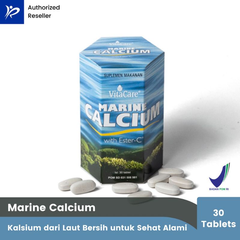 Vitacare Marine Calcium with Ester C isi 30 tablet