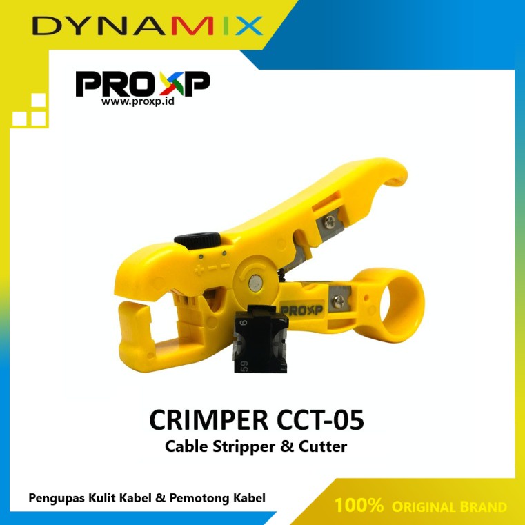 PROXP CCT-05 Cable Cutter Cable Wire Stripper Cutter | Pengupas Pemotong Alat Potong Kulit Jaket Kabel LAN