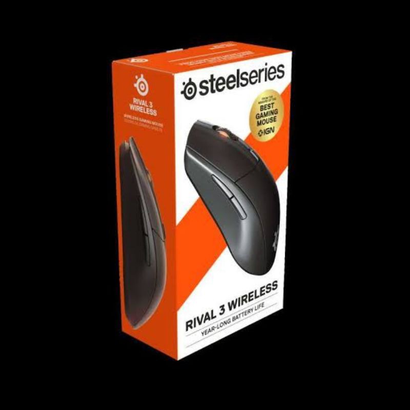 SteelSeries Rival 3 Wireless Gaming Mouse 2.4Ghz Mouse RGB