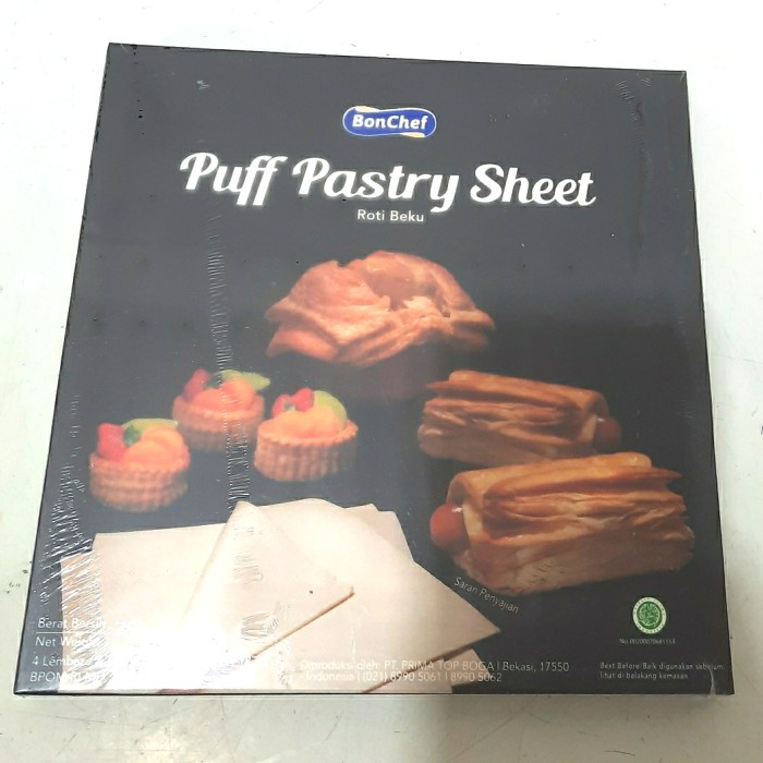 

ORIGINAL MURAH BonChef Puff Kulit Pastry Sheet 750gr isi 4 Impor