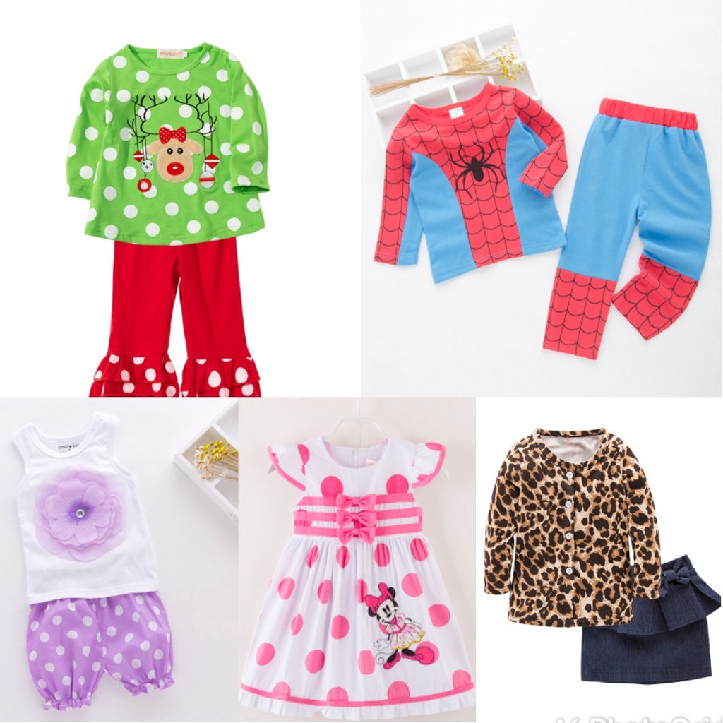 STELAN BAJU ANAK PEREMPUAN ANAK LAKI LAKI IMPORT MURAH KEKINIAN