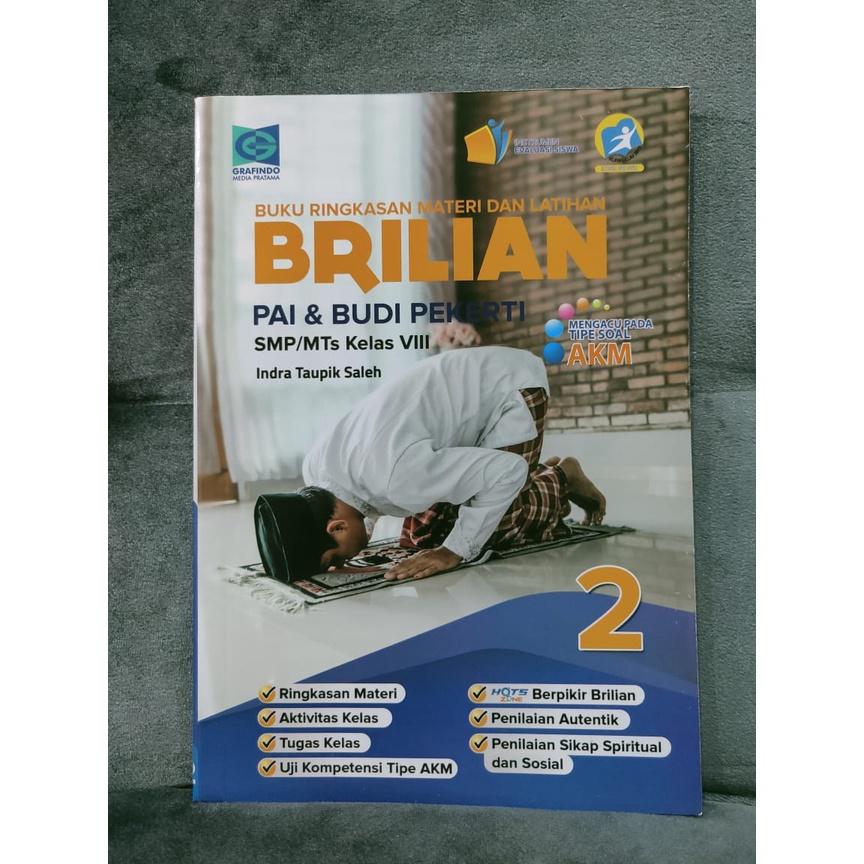 Brilian Agama Islam Kelas 8 SMP AKM - Grafindo