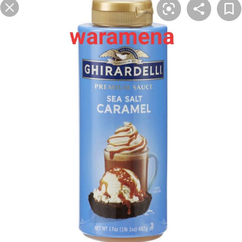 ghirardelli sea salt caramel sauce 482gr