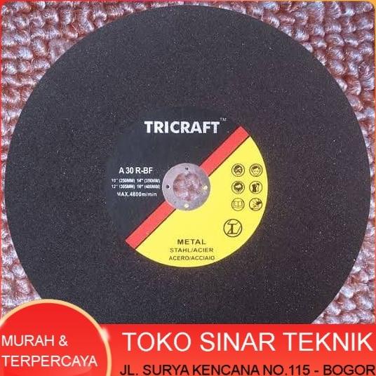 Tricraft Mata Batu Gerinda Potong Besi 14" X 3 Cut Off Wheel