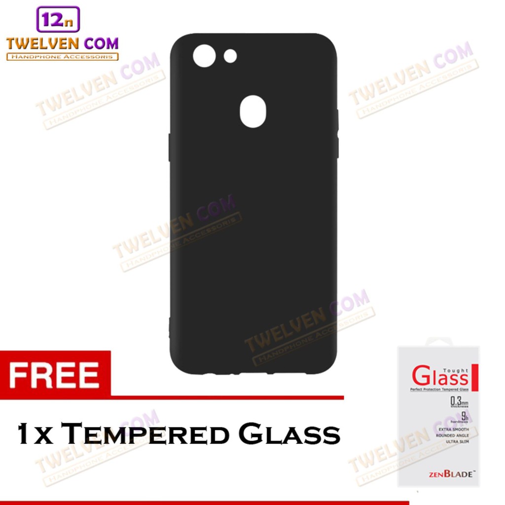 Case Ultra Slim Matte For Oppo F5 - Free Tempered Glass