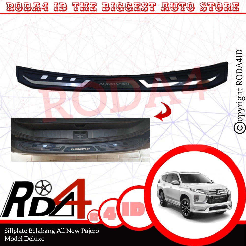 Sillplate Sill Plate Belakang Mobil All New pajero 2021 Model Deluxe