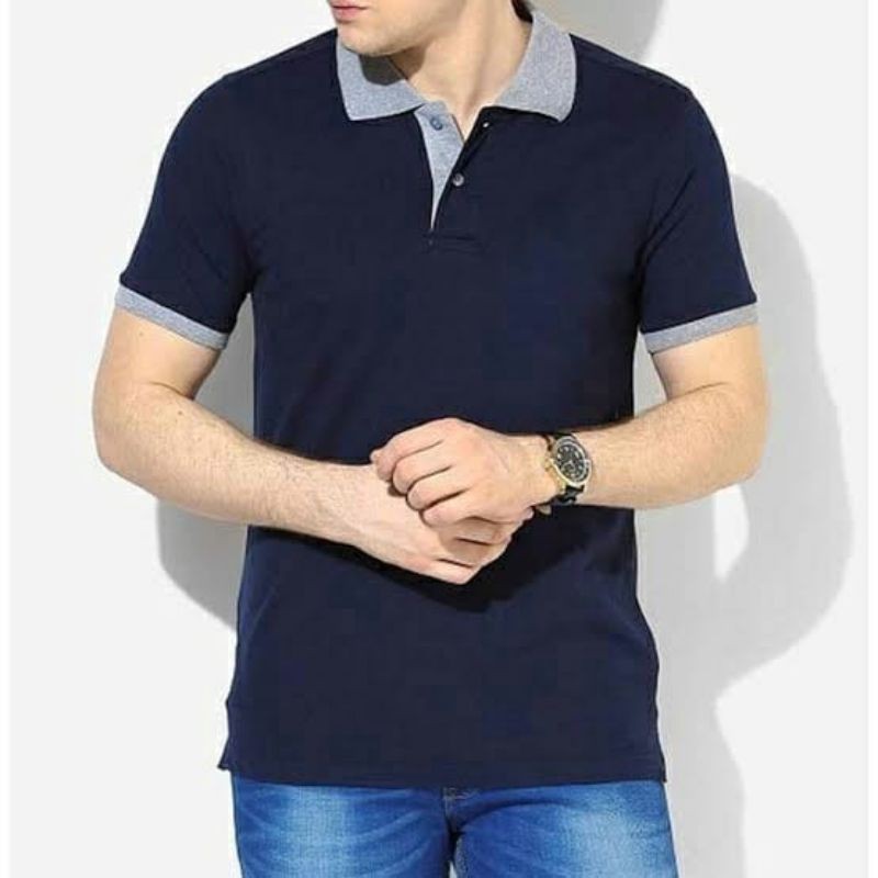 kaos kerah polo shirt wangki polos pria bahan katun combed kaos kerah polo shirt wangki polos pria bahan katun combed