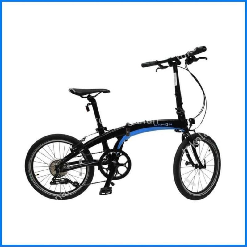 Dahon Sepeda Lipat Vigor D9 20 Inci - Hitam/Biru ORIGINAL