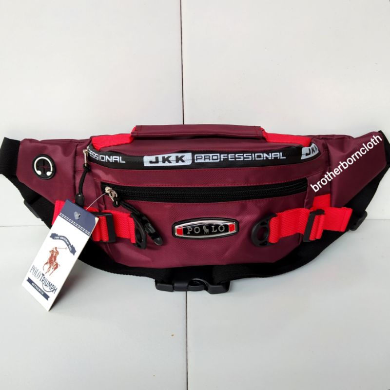 Waistbag Pria gaul Brother Born Premium