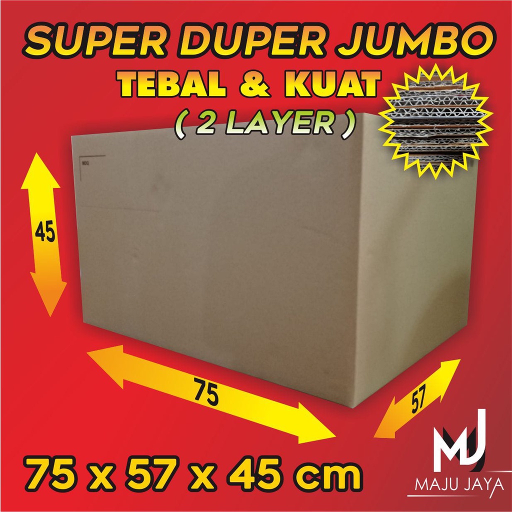Kardus Bekas Besar Pindahan Kardus Packing Jumbo Besar Kardus Besar Dus Bekas Ukuran 60 x 40 x 40-84.5x48x45