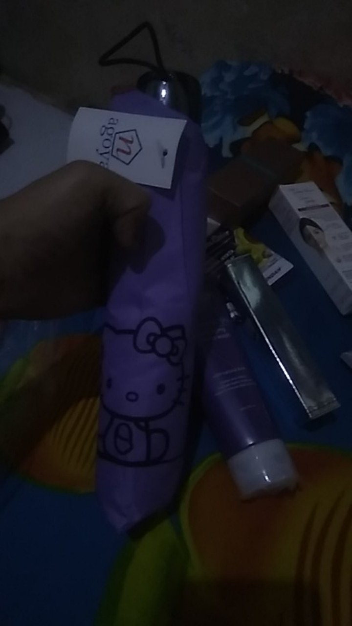 Payung Lipat Korea Jepang Fancy Hello Kitty Uv Protection