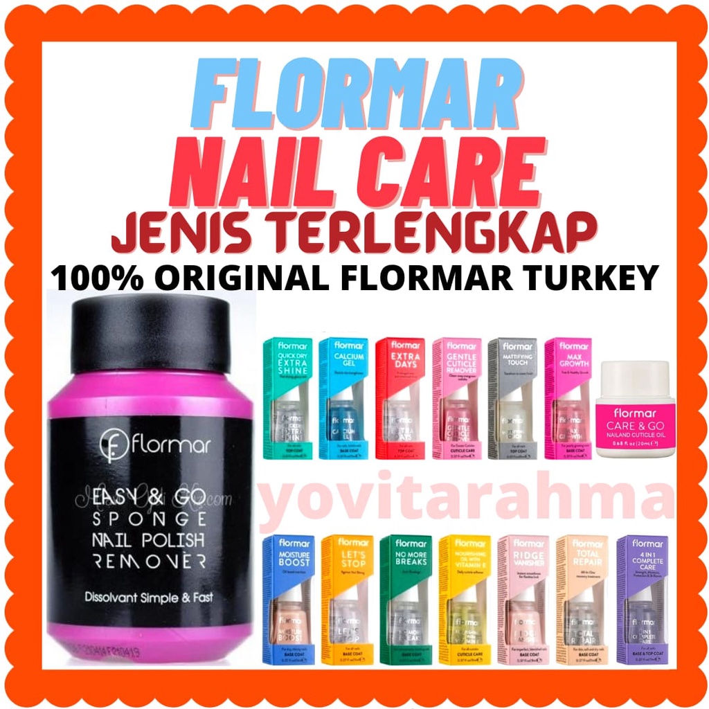 Nail Care Flormar  Easy&Go Nail Polish Remover Top Coat 4in1 Complete Care
