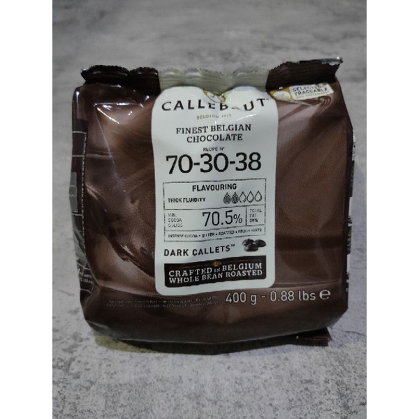 CALLEBAUT 70-30-38 DARK CHOCOLATE 70 % - 400 GR