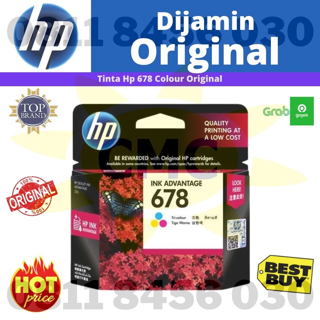 TINTA HP PRINTER 678 Colour