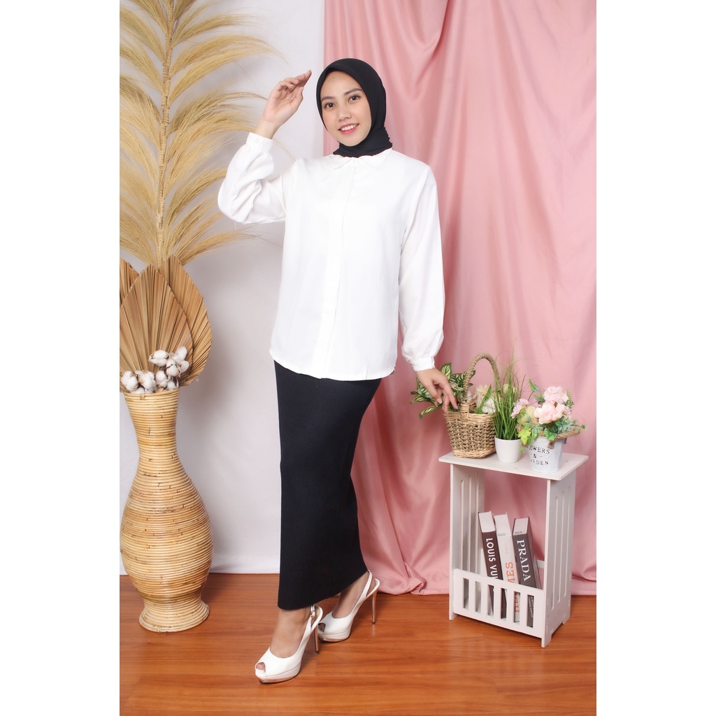 RX Fashion - Blouse Keyra Katun Twistcone / Ebrila Blouse / Blouse Wanita - BN