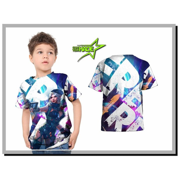 Solusi Kaos Baju Tshirt Anak Printing Karakter Free Fire Free Desain Diskon