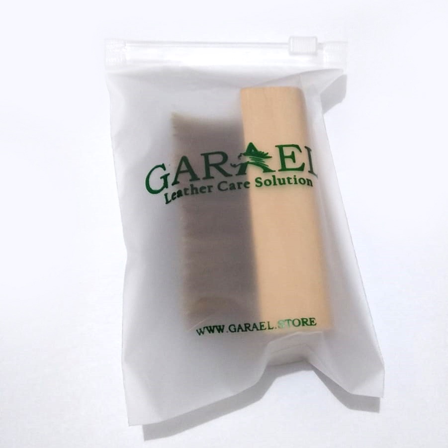 Garael Premium Horse Hair Brush Leather Original Sikat sepatu Buntut Kuda Sikat leather