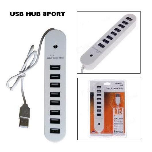 USB HUB 2.0 8 PORT HIGH SPEED SUPPORT 1 TB MTECH