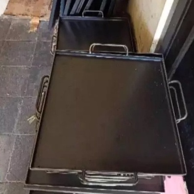 Wajan Kotak termurah uk. 35cm x 45cm// Wajan kotak untuk kebab roti bakar // Wajan kotak anti lengke