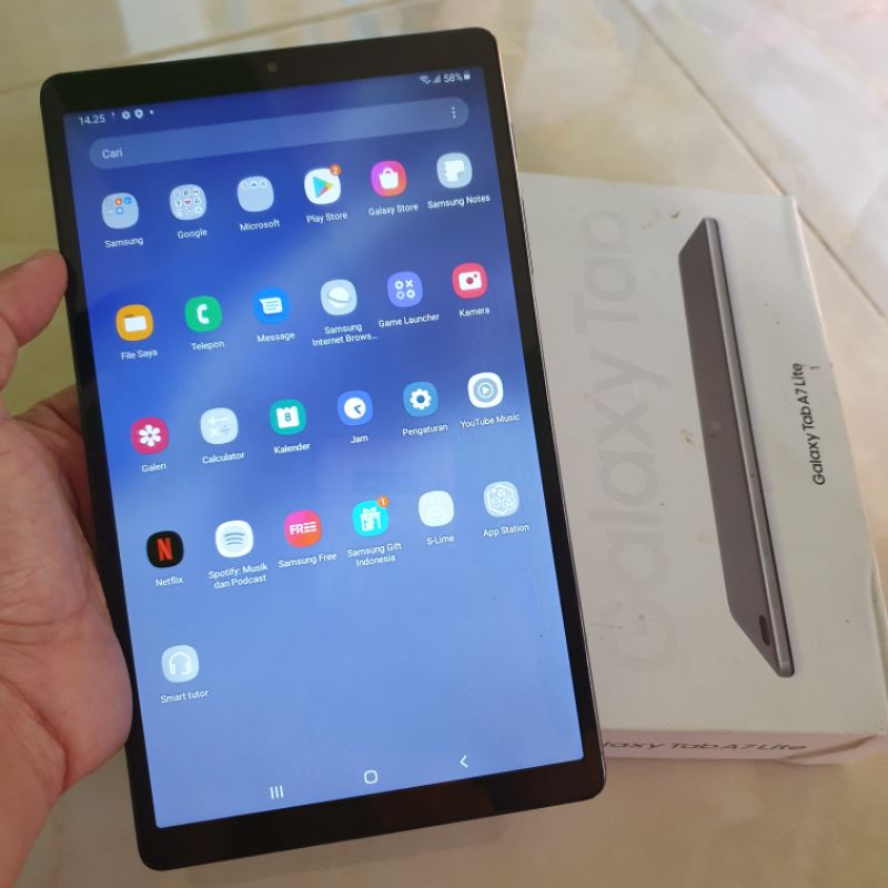 Samsung Galaxy Tab A7 lite 3/32 Ram 3gb Rom 32gb second berkualitas