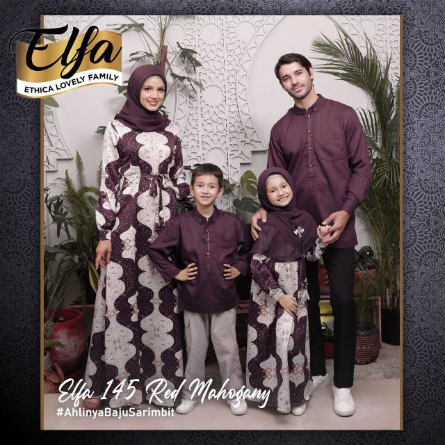 SARIMBIT ETHICA ELFA 145 RED MAHOGANY (KAGUMI 164, KAHFI 125, KAHFI KIDS 97, KAGUMI KIDS 63)